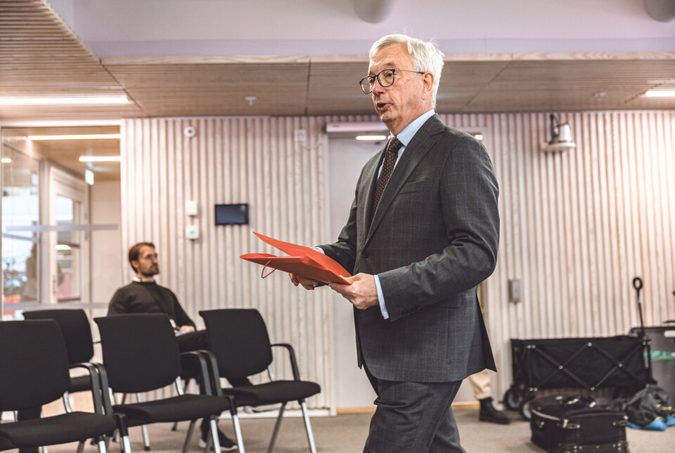 ALVORLIG: Dette er en av de mest alvorlige rapportene Riksrevisjonen har lagt frem, sa Karl Eirik Schjøtt-Pedersen på pressekonferansen.