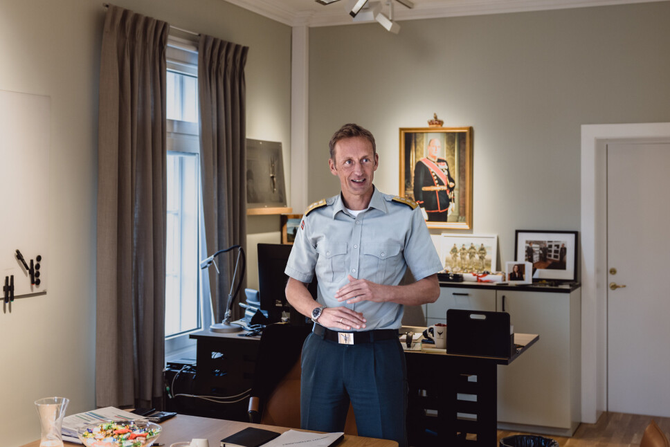 BLITT BEDRE: Forsvarssjef Eirik Kristoffersen sier at mye er blitt bedre siden Riksrevisjonen avsluttet innsamlingen av informasjon i 2020.