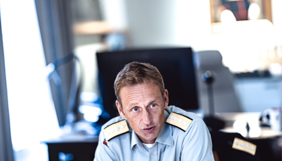 FORSVARSSJEF: Eirik Kristoffersen fotografert på sitt kontor i oktober 2022. Illustrasjonsfoto.