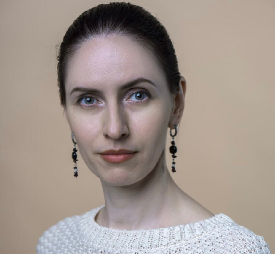 Organisasjonsleder Euhenia Kubakh i Center for Civil Liberties, som fredag ble tildelt fredsprisen.