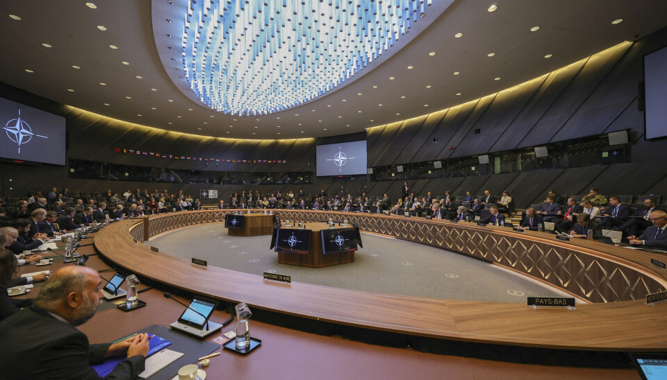 NATO-HOVEDKVARTERET: Møte i Brussel 9. sepetember 2022.