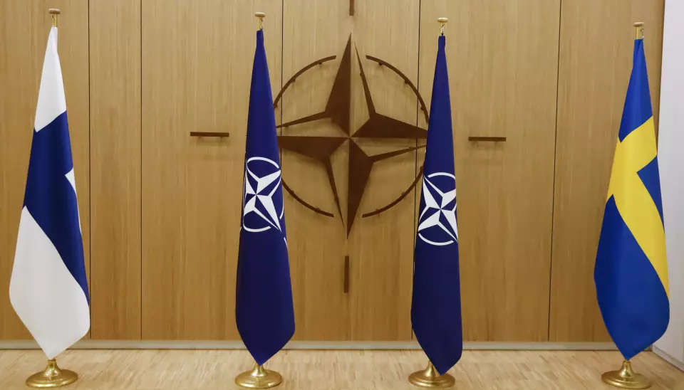 MEDLEMSKAP: I mai 2022 søkte Finland og Sverige om Nato-medlemskap.
