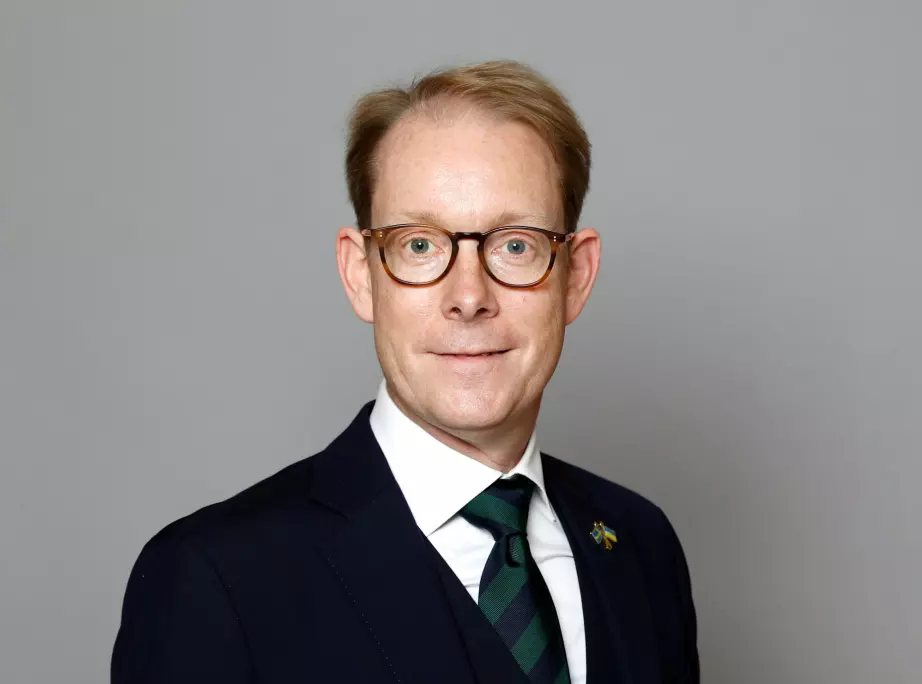 UTENRIKSMINISTER: Tobias Billström er Sveriges nye utenriksminister.