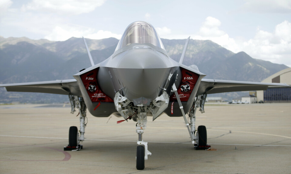UTAH: Dette illustrasjonsbildet fra 2015 viser en F-35 ved Hill Air Force Base i Utah.