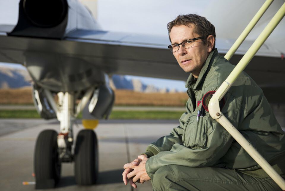JA TIL SPREDNINGSPRINSIPPET: Leder i Norsk Offisersforbund på Andøya, Stein-Håkon Eilertsen stiller seg bak sjefen i Luftforsvaret sine uttalelser angående spredningsprinsippet av flybaser.