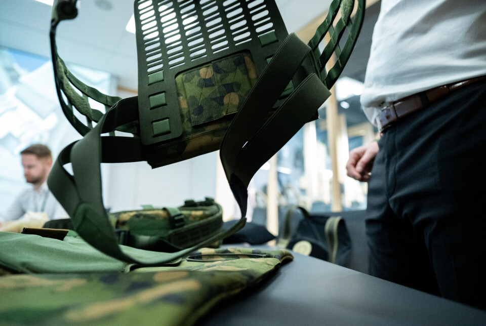 KAMUFLASJE: Det nye kampvestsystemet skal etter planen leveres med det nye norske kamuflasjemønsteret.