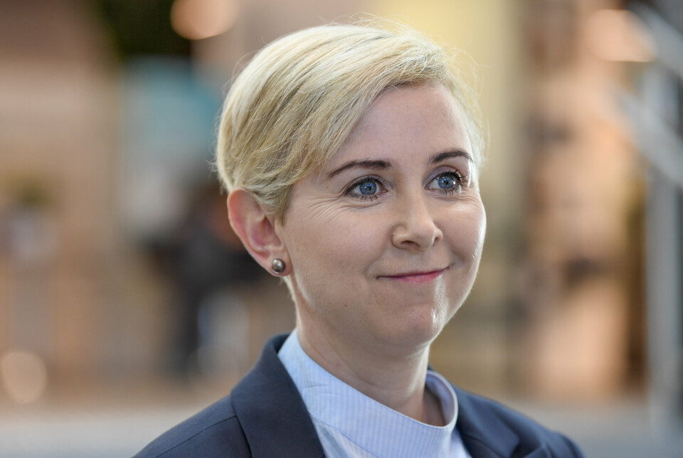 GLEDELIG: Direktør i Nasjonal sikkerhetsmyndighet, Sofie Nystrøm, gleder seg over at det er så mange som har fullført IKT-sikkerhetskurs.