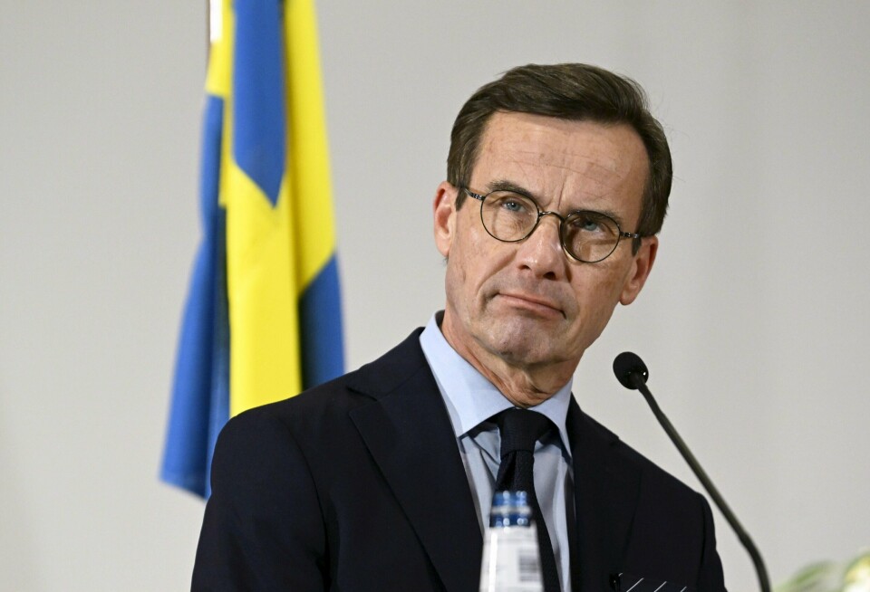 SIVIL VERNEPLIKT: Sveriges regjering gjeninnfører en formell sivil verneplikt parallelt med den militære verneplikten, opplyser statsminister Ulf Kristersson.