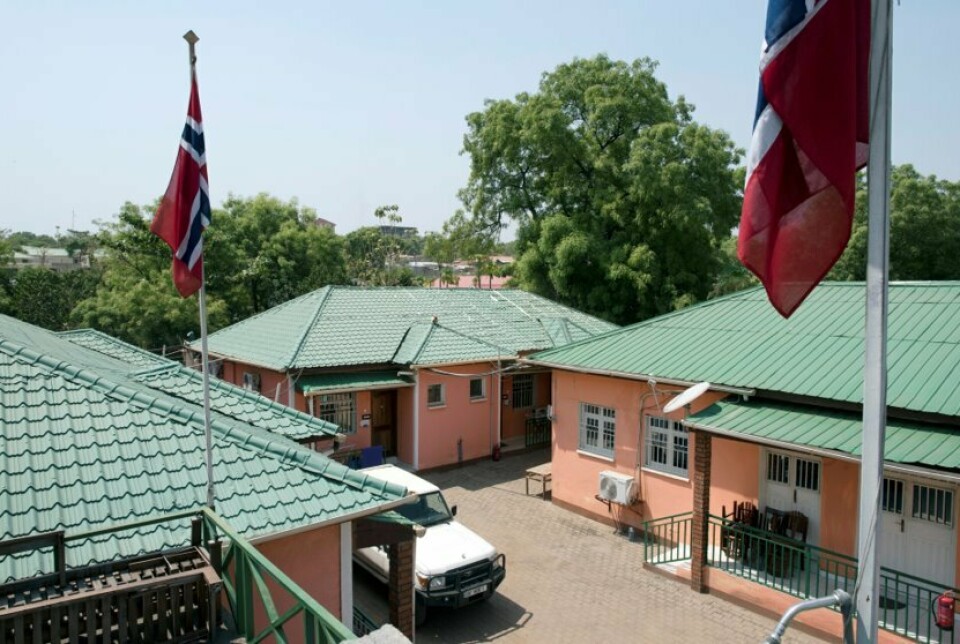 SØR-SUDAN: Norway House lå for seg selv, 10 minutters kjøring fra hovedkvarteret til FN i hovedstaden Juba.