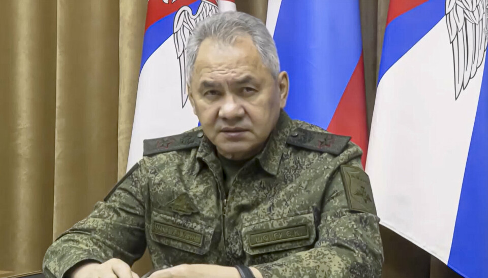 Russlands forsvarsminister Sergej Sjojgu har beordret tilbaketrekking fra Kherson.
