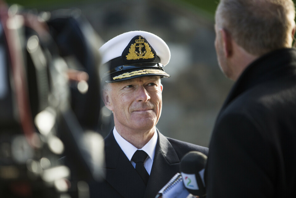 FORRIGE RÅDGIVER: Admiral Haakon Bruun-Hanssen avga det forrige fagmilitære rådet.