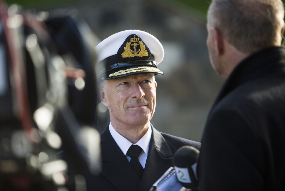 FORRIGE RÅDGIVER: Admiral Haakon Bruun-Hanssen avga det forrige fagmilitære rådet.