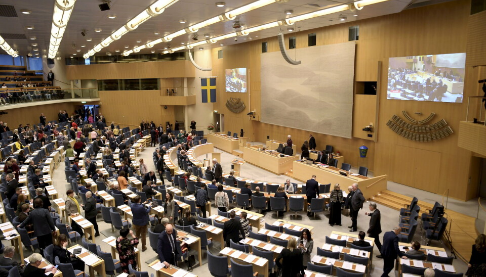 TRUER YTRINGFRIHETEN: Riksdagen i Sverige har vedtatt omstridte endringer i loven om utenriksspionasje. Kritikere har advart om at de truer ytrings- og pressefriheten.