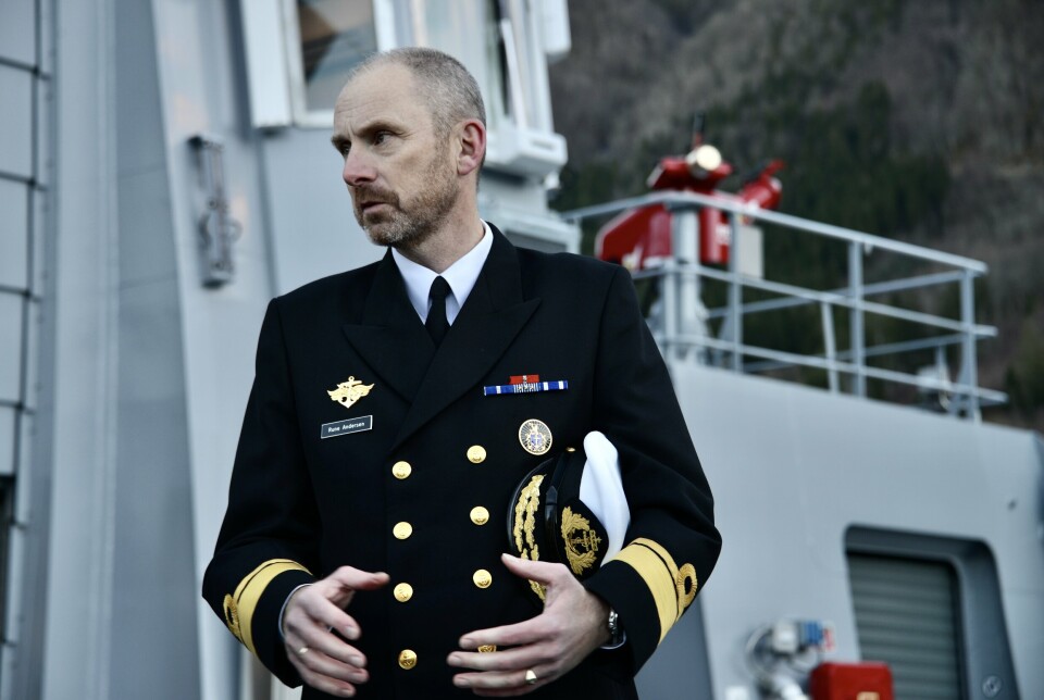 Rune Andersen, sjefen i Sjøforsvaret.