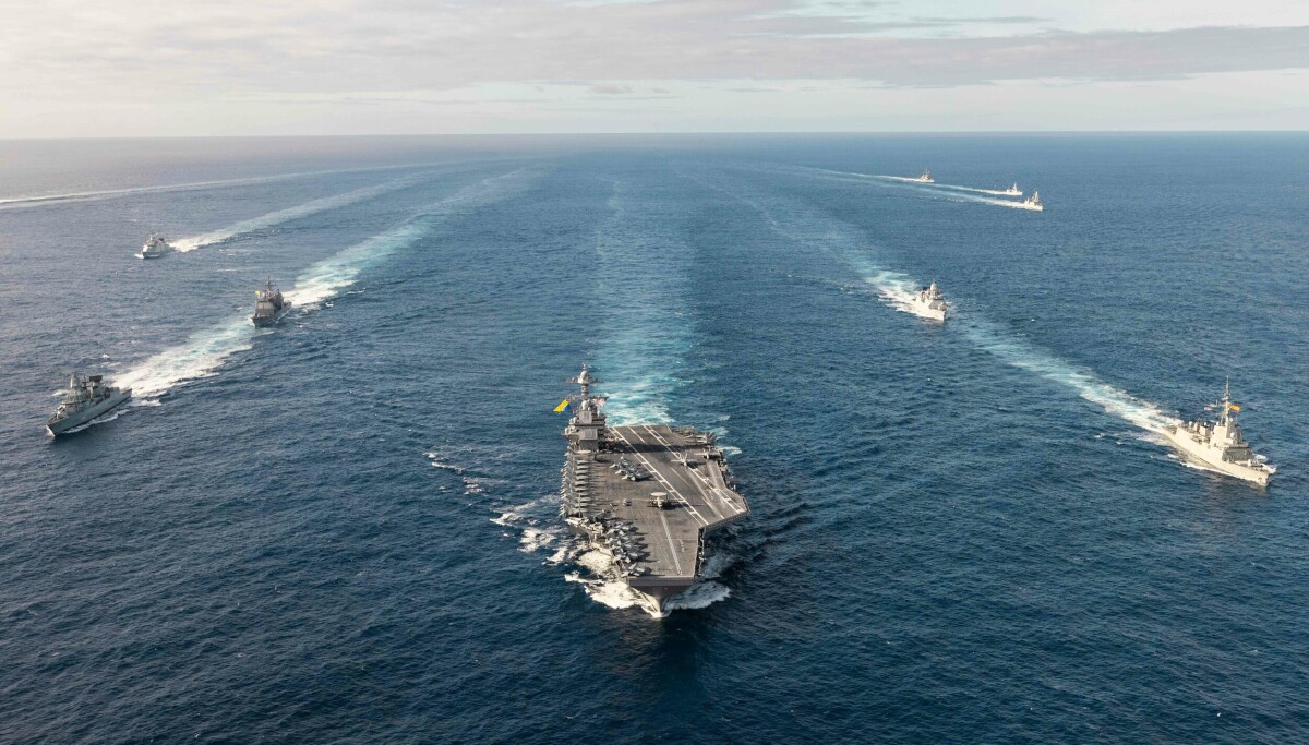 Gerald R. Ford Ww2 Se bildene fra USS Gerald R. Fords jomfrutur til Europa