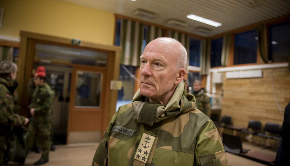 Tidligere forsvarssjef Haakon Bruun-Hanssen er innstilt som styremedlem i Equinor. Fotografert under Joint Viking på Lakselv lufthavn Banak, 2017.