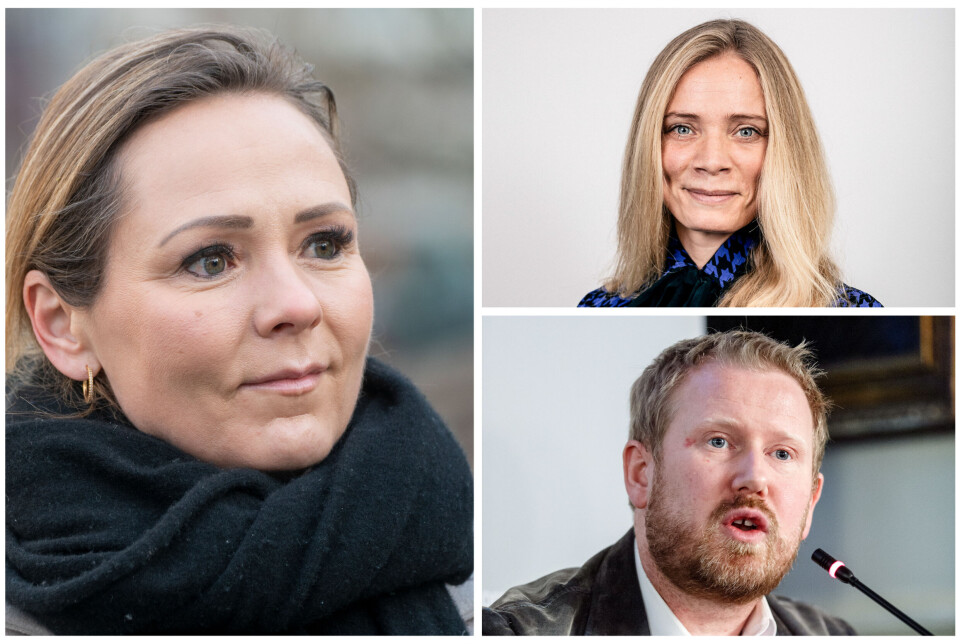 SKAL KURSES: Stortingsrepresentant Linda Hofstad Helleland (H), assisterende direktør i NOREF Marte Heian-Engdal og senterleder Anders Romarheim ved Forsvarets høgskole skal på Forsvarets sjefskurs.