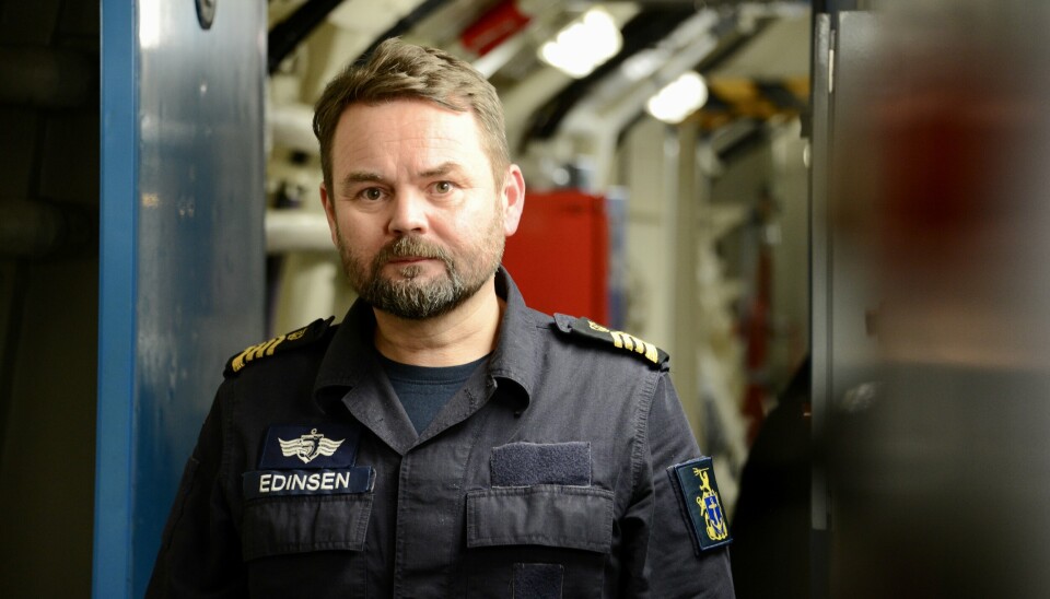 Arild Edinsen sjefsmester Sjøforsvaret
