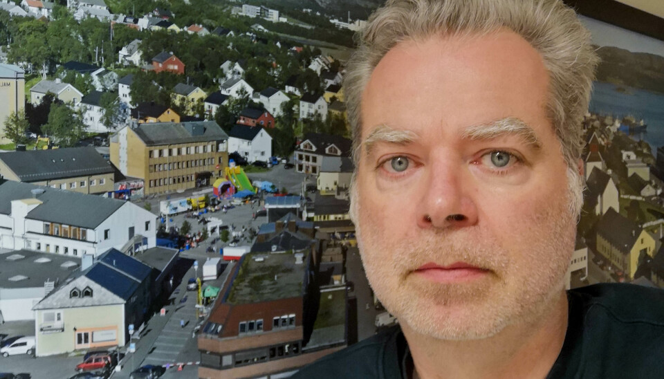 TOK EN SELFIE: Yngve Grønvik er konstituert ansvarlig redaktør i Sør-Varanger Avis, som kaller seg Norges mest internasjonale lokalavis. Yngve Grønvik, konstituert ansvarlig redaktør, Sør-Varanger Avis