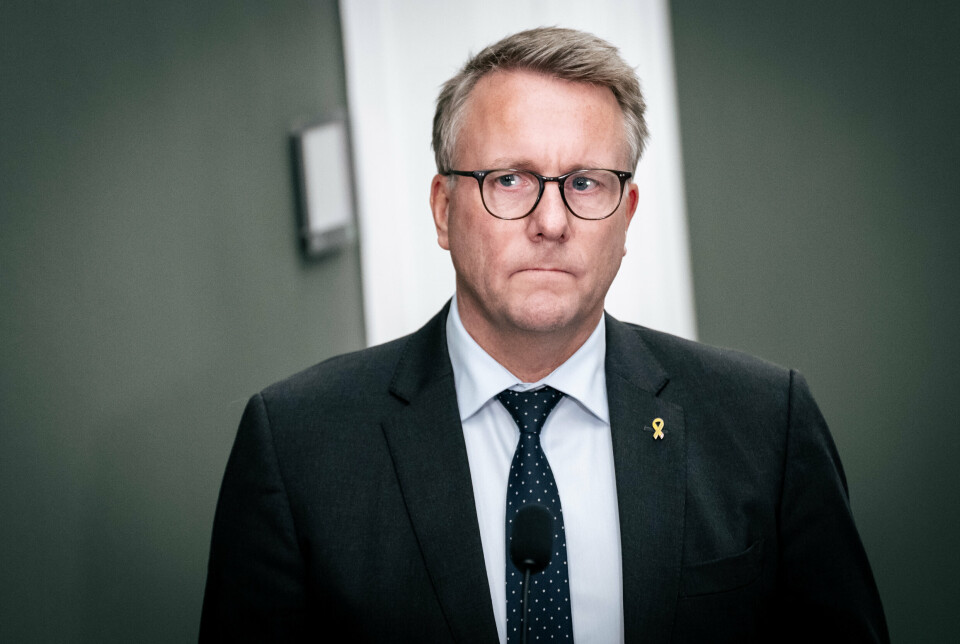 FORSVARSMINISTER: Det danske forsvarsdepartementet, her representert ved forsvarsminister Morten Bødskov, sier at nettengrepet ikke fikk operative konsekvenser for departementet.