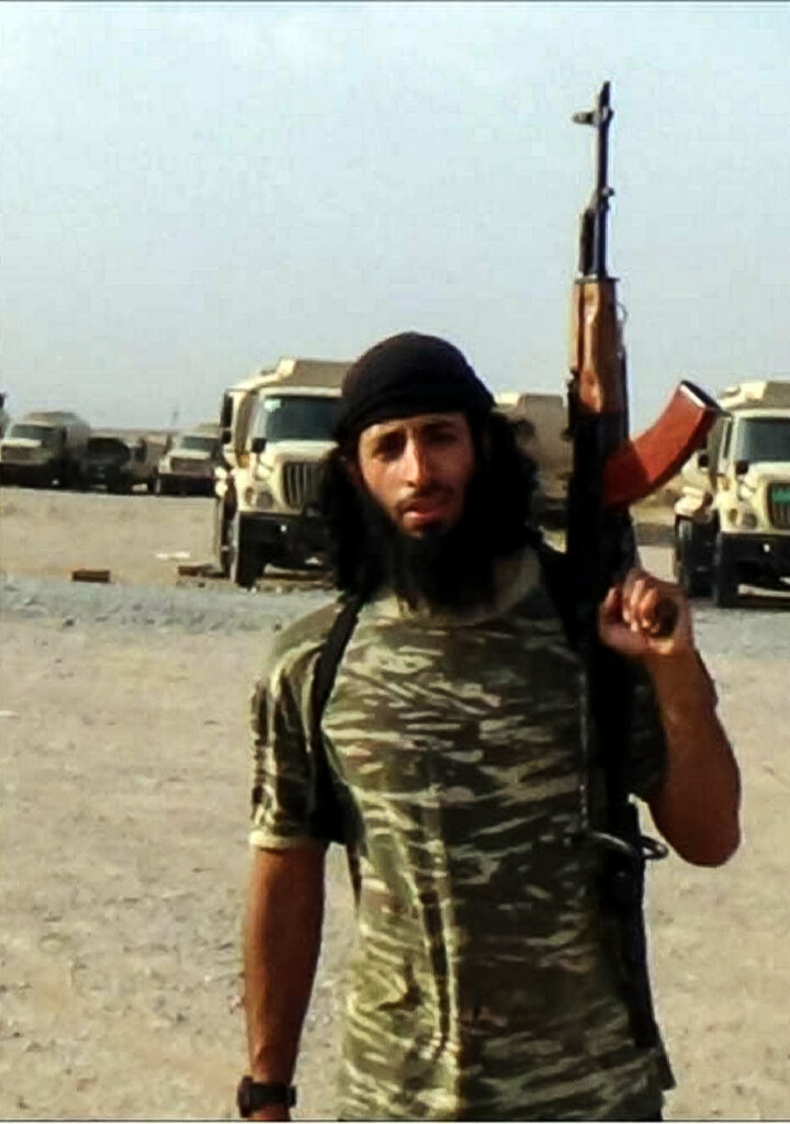 MÅLRETTEDE DRAP: Den britiske statsborgeren og beryktede IS-bøddelen Mohammed Emwazi, kjent som “Jihadi John” ble drept i et droneangrep i terrorhovedstaden Raqqa i Syria i november 2015. Han stod blant annet bak drapet på den amerikanske journalisten James Foley.