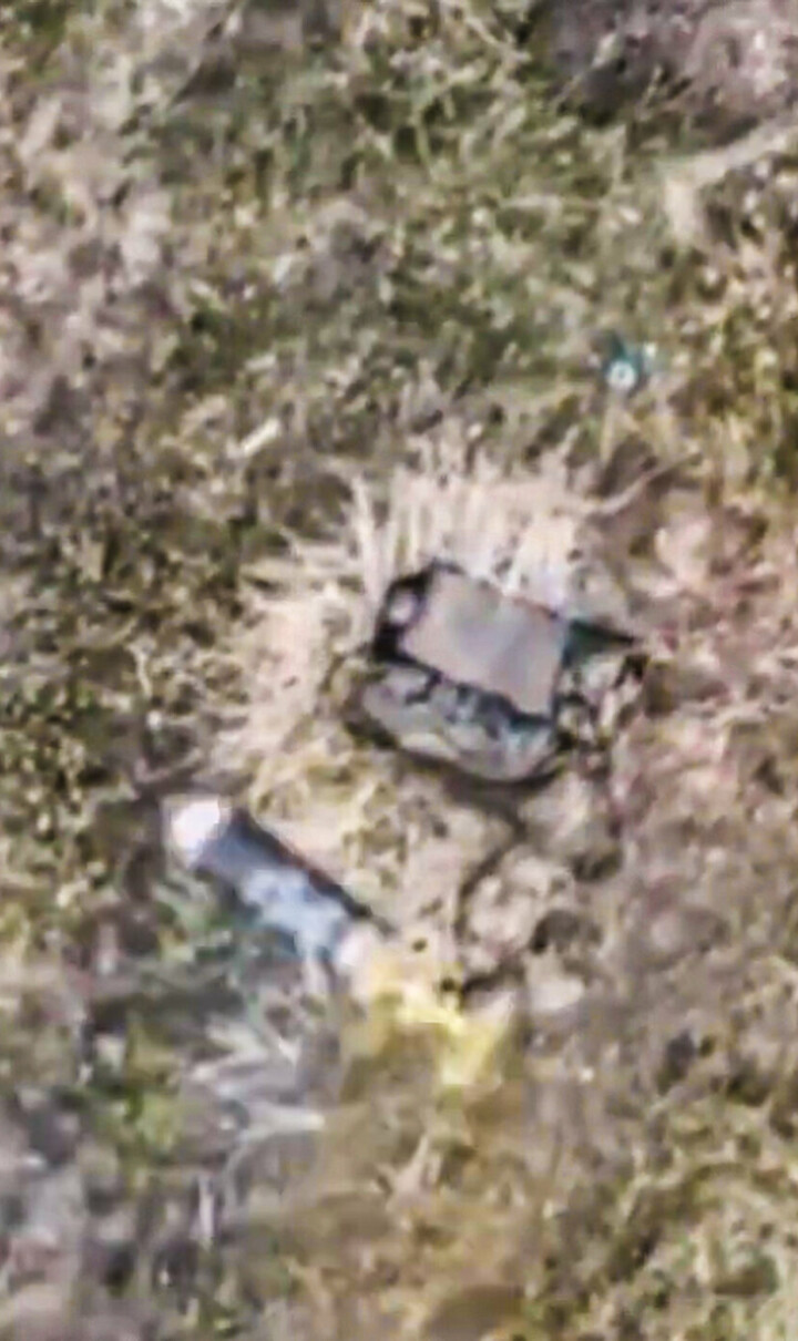 Granatdrop fra drone
