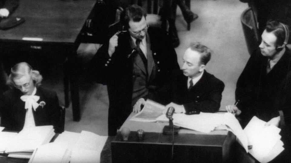 NÜRNBERG: Benjamin Ferencz var aktor under Nürnbergprosessene. I en alder av 102 tildeles han den amerikanske Kongressens gullmedalje for sin livslange innsats for rettferdighet.