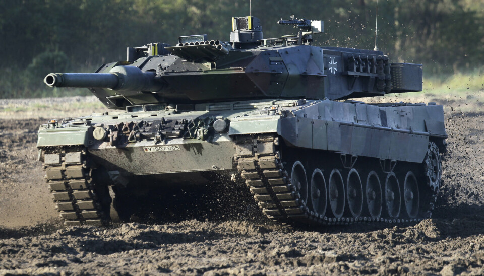 LEOPARD 2: Tyskland vil bare åpne for å forsyne Ukraina med Leopard-stridsvogner (bildet) dersom USA sender Abrams-stridsvogner til landet, sier tyske regjeringskilder.