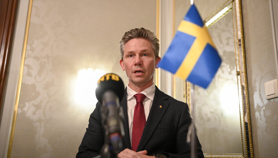 UTENLANDSTUR: Sveriges forsvarsminister Pål Jonson reiser til Tyrkia i slutten av neste uke etter å han blitt invitert av sin tyrkiske kollega Hulusi Akar.