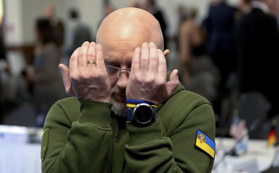 BØNN: Ukrainas forsvarsminister Oleksij Reznikov gjentok fredag landets bønn om å få moderne stridsvogner fra Vesten.