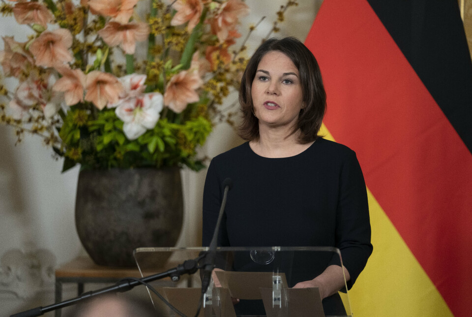UTENRIKSMINISTER: Tysklands utenriksminister Annalena Baerbock sier Tyskland ikke vil stå i veien for at Polen leverer stridsvognene til Ukraina.