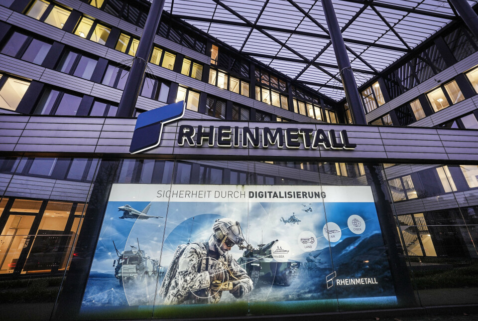 Rheinmetalls hovedkvarter i Dusseldorf, Tyskland 23. januar. Produsenten