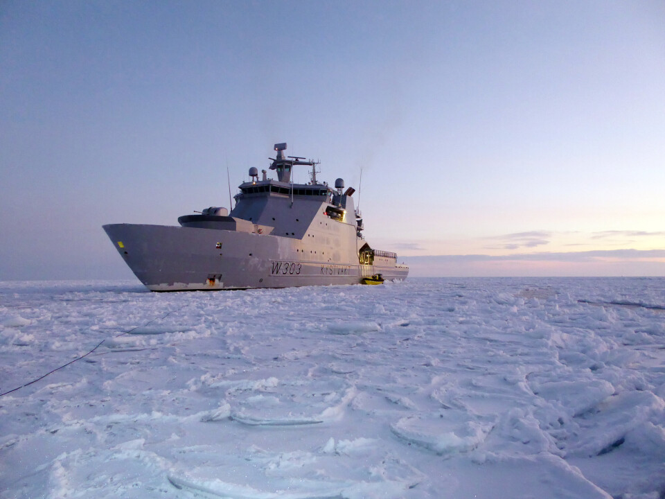 ISBRYTER: KV Svalbard er Forsvarets eneste isbryter. Nå skal andre Nato-land satse mer på lignende skip.