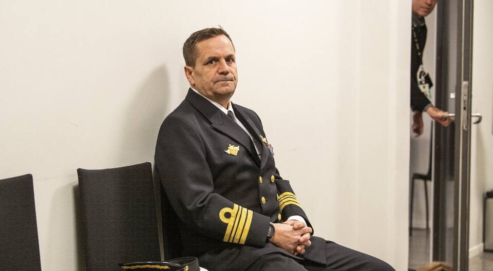 SKIPSSJEF: Preben Ottesen var skipssjef om bord KNM Helge Ingstad. Bildet er tatt i Bodø