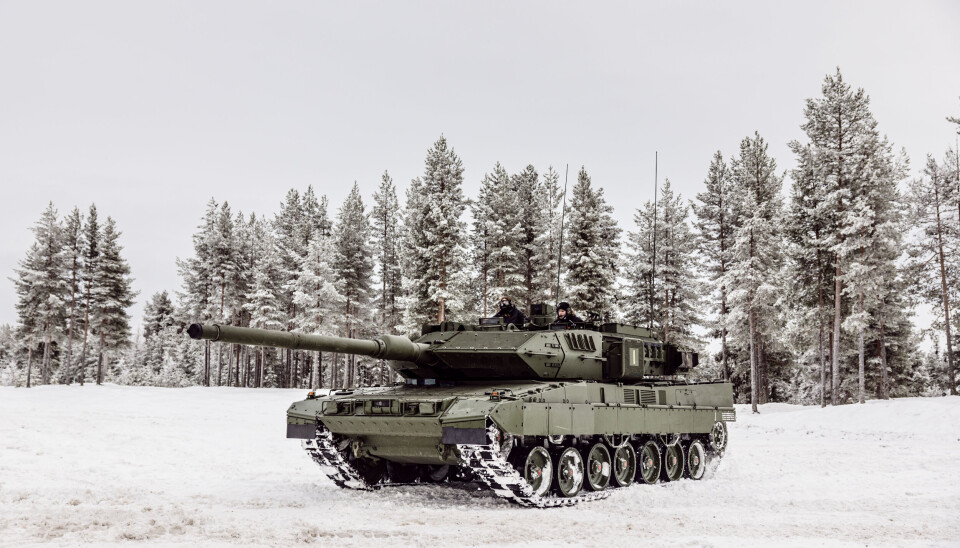 LEOPARD: Det kan hende at Leopard 2A8 ikke er operativ når de ankommer Norge.