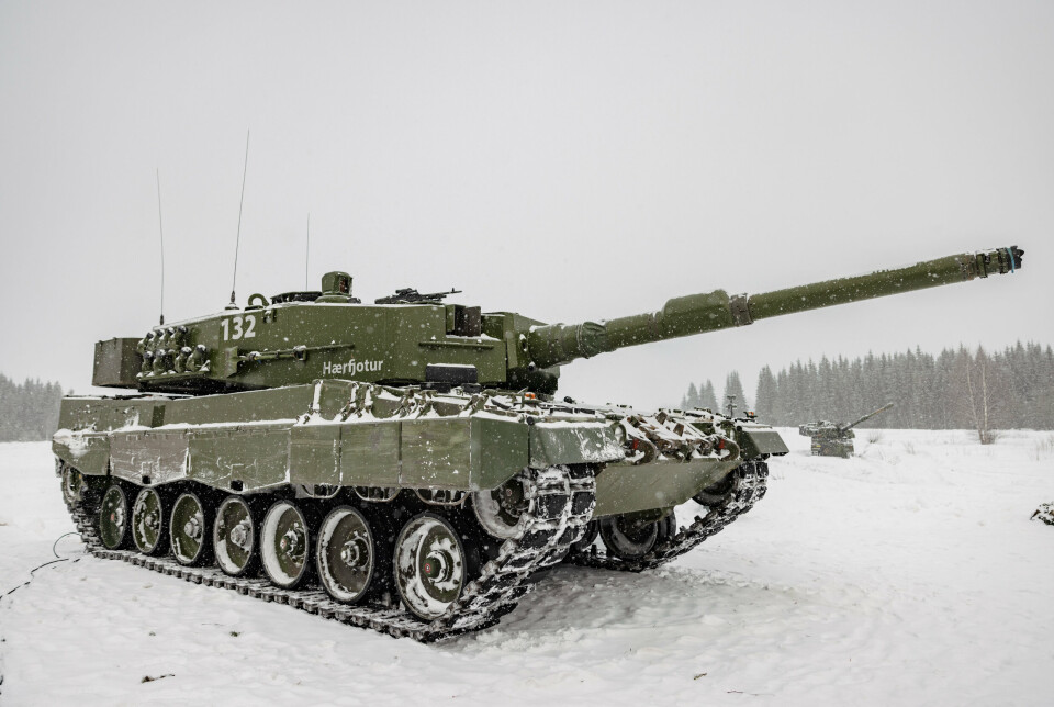 NESTEN VOLVO: Dagens norske Leopard 2-stridsvogner blir av flere sammenlignet med en Volvo fra forrige årtusen.