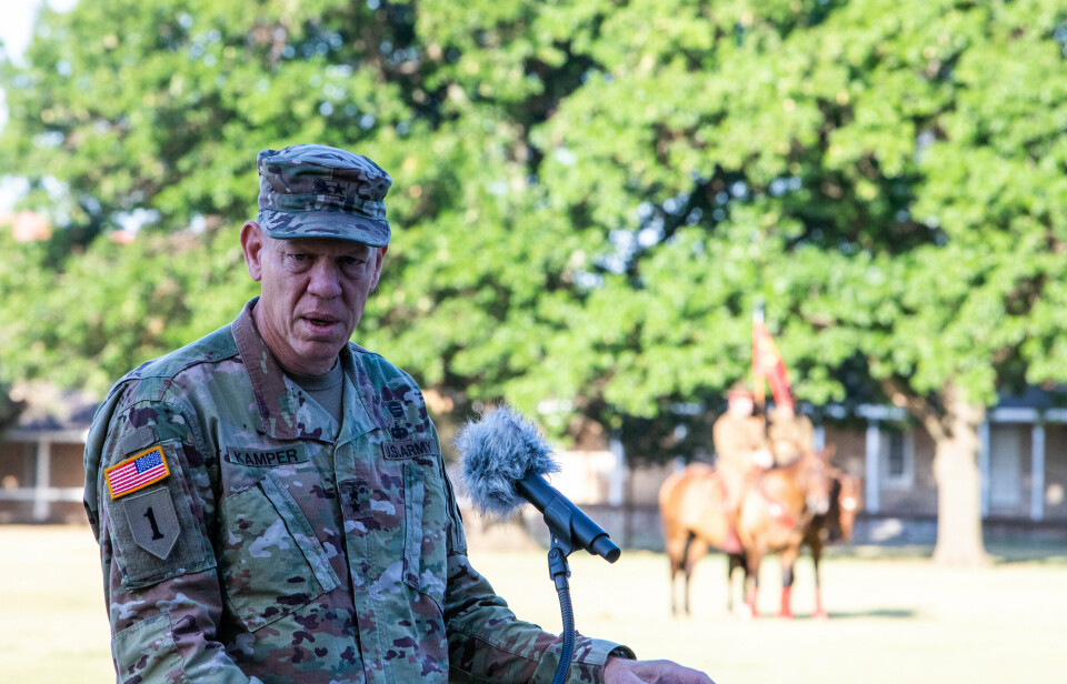 UNDER ETTERFORSKNING: Generalmajor Kenneth Kamper. Bildet er tatt i juli 2022.