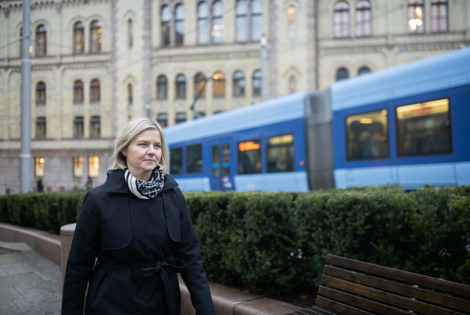 JAGERFLYDONASJON: Venstres partileder Guri Melby ber Støre-regjeringen komme på banen.