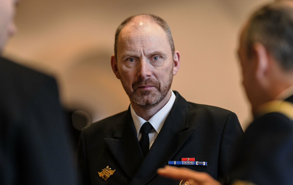 SJØFORSVARET: Rune Andersen er sjef for Sjøforsvaret, som har mottatt kritikk for sin AIS- bruk.