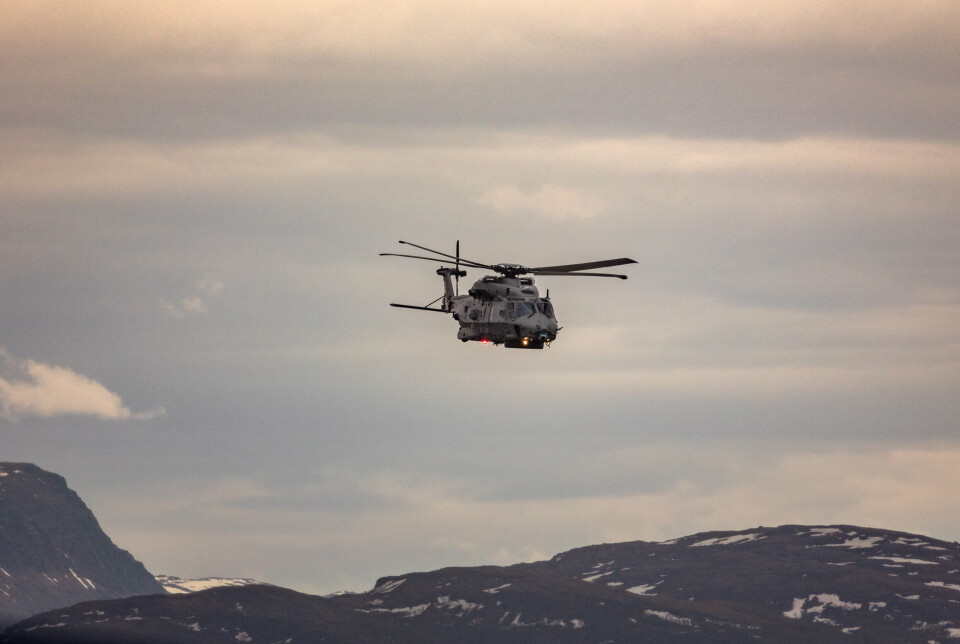 NH90: I juni 2021 var et av NH90-helikopterne i lufta på Bardufoss.