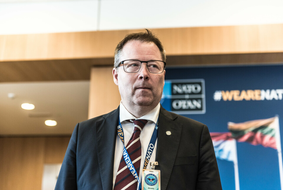 INVESTERER: Forsvarsminister Bjørn Arild Gram (Sp) og Forsvaret skal bruke milliarder på nye investeringer.