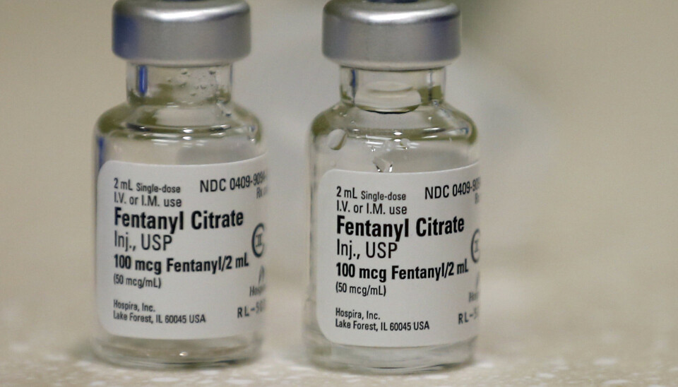 ARKIVFOTO: Glassene med fentanyl er avbildet i apoteket ved University of Utah Hospital i Salt Lake City.