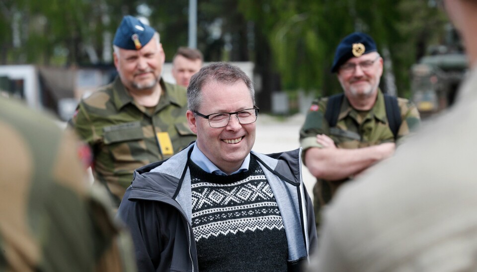 FORSVARSMINISTER: Bjørn Arild Gram besøkte Litauen i mai 2022. FORSVARSMINISTER: Bjørn Arild Gram besøkte Litauen i mai 2022.