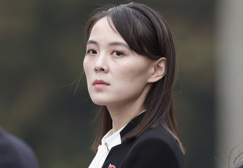 ADVARER: Kim Yo-jong er søsteren til Nord-Koreas leder Kim Jong-un. Hun uttalte seg om Nord-Koreas vurderinger rundt rakettestingen.