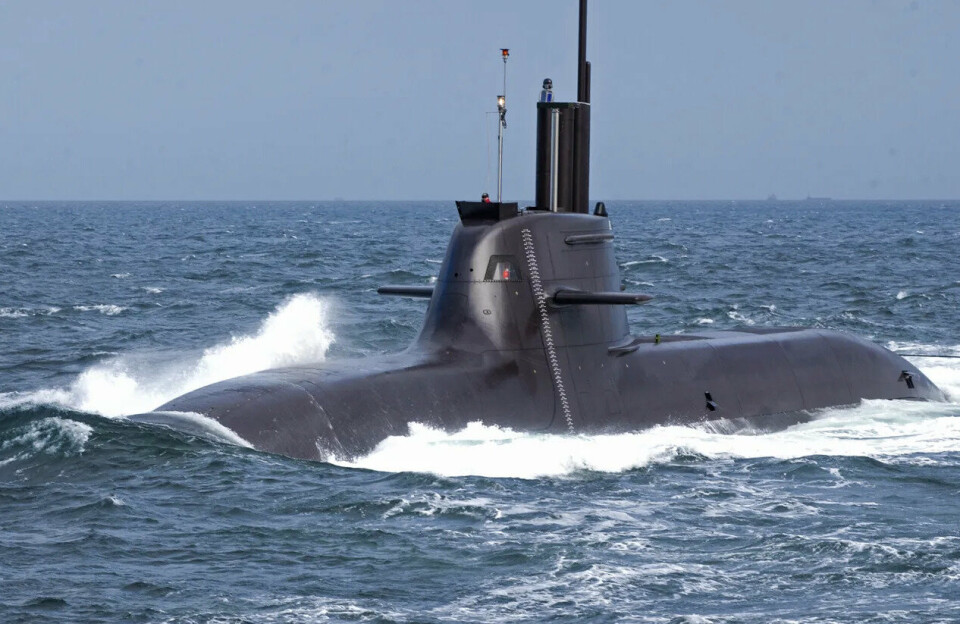 HDW-KLASSEN: De nye norske ubåtene får samme design som ubåten 212A.