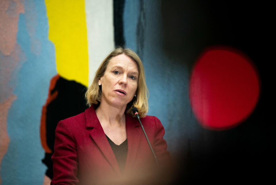 REAGERER: Utenriksminister Anniken Huitfeldt.