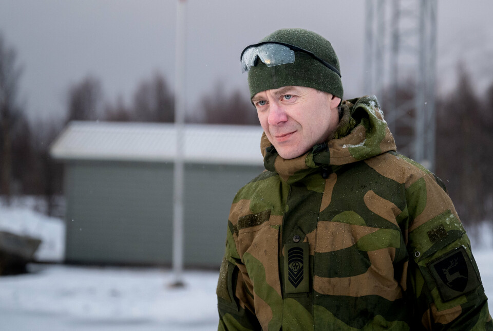 ENGASJERT: Sjefssersjant i Brigade Nord, Jon Rune Rønneberg er svært engasjert i å følge med på soldatenes utvikling når de avtjener førstegangstjeneste i brigaden.