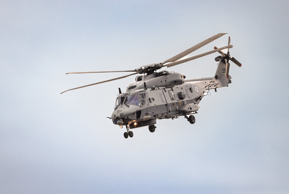 TIL RETTEN: Et NH90-helikopter i lufta på Bardufoss. I høst begynner rettssaken om NH90-helikoptrene. Nå er det satt av et halvt år for å behandle saken.