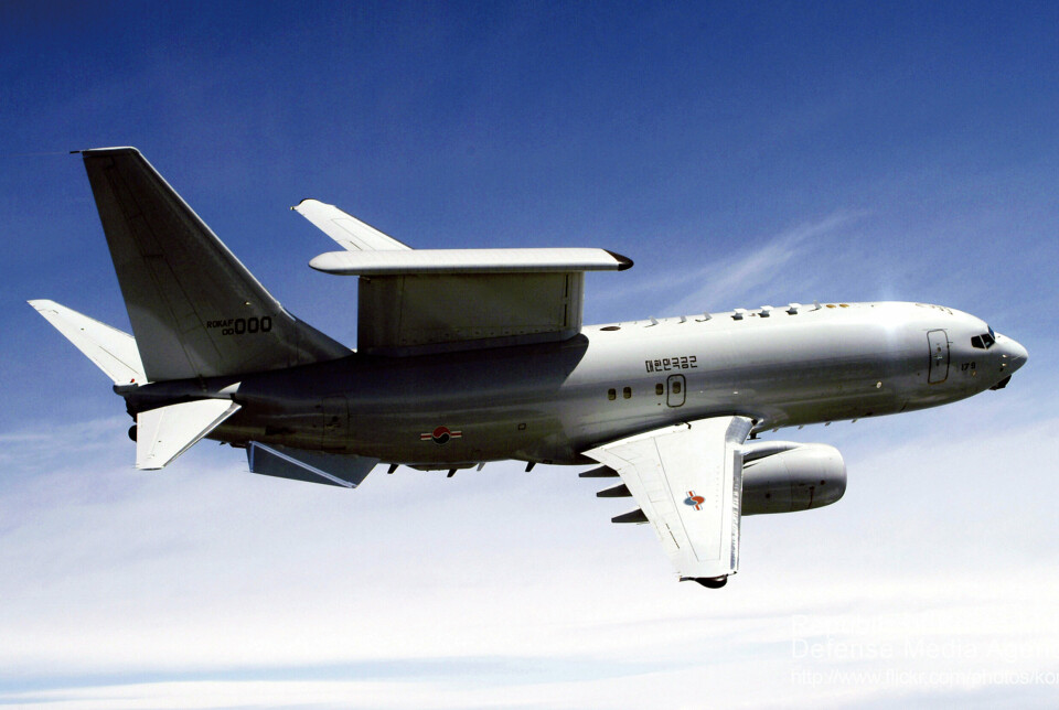 KILEHALEN: Et E-7 fra Koreas luftforsvar. Flyet har fått fått kallenavnet Kilehale, etter den australske kilehaleørnen.