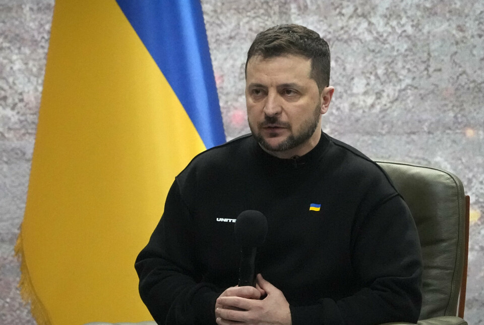 KRIGSFORBRYTELSER: Volodymyr Zelenskyj sier ingen kan slippe unna straff for krigsforbrytelser begått i Ukraina.